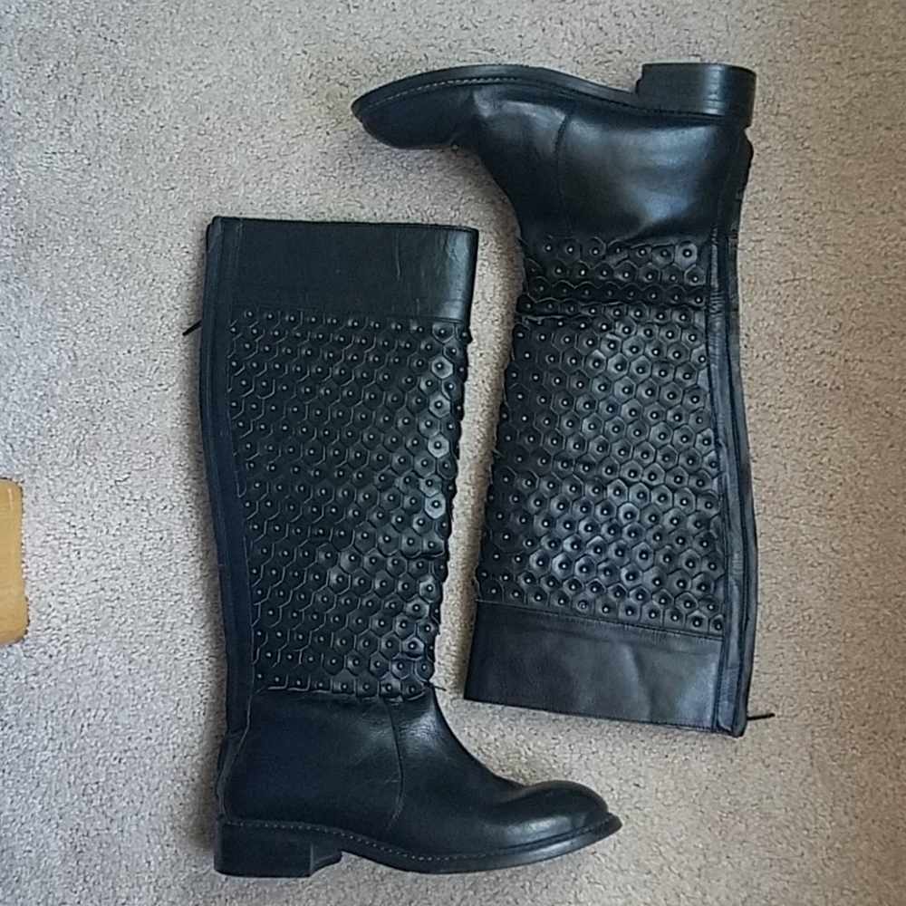 Black Leather Boots